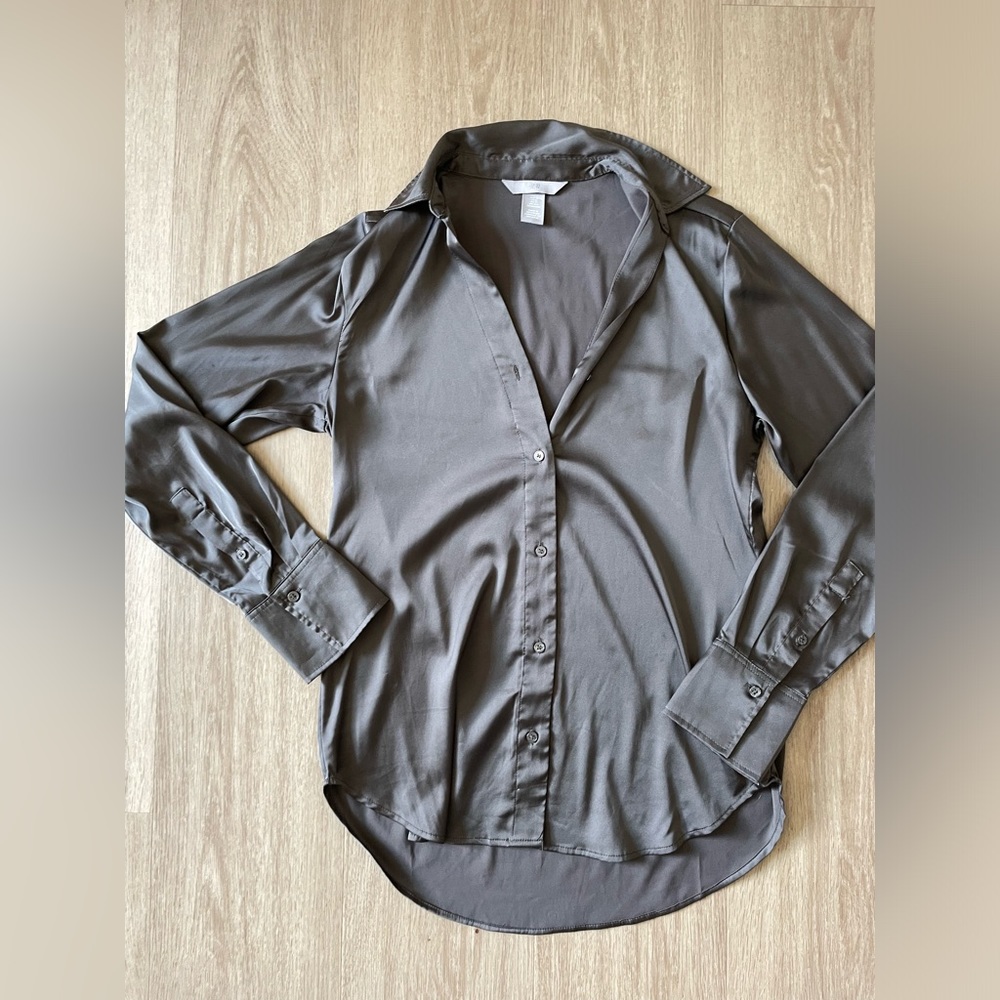 H&M Green Blouse